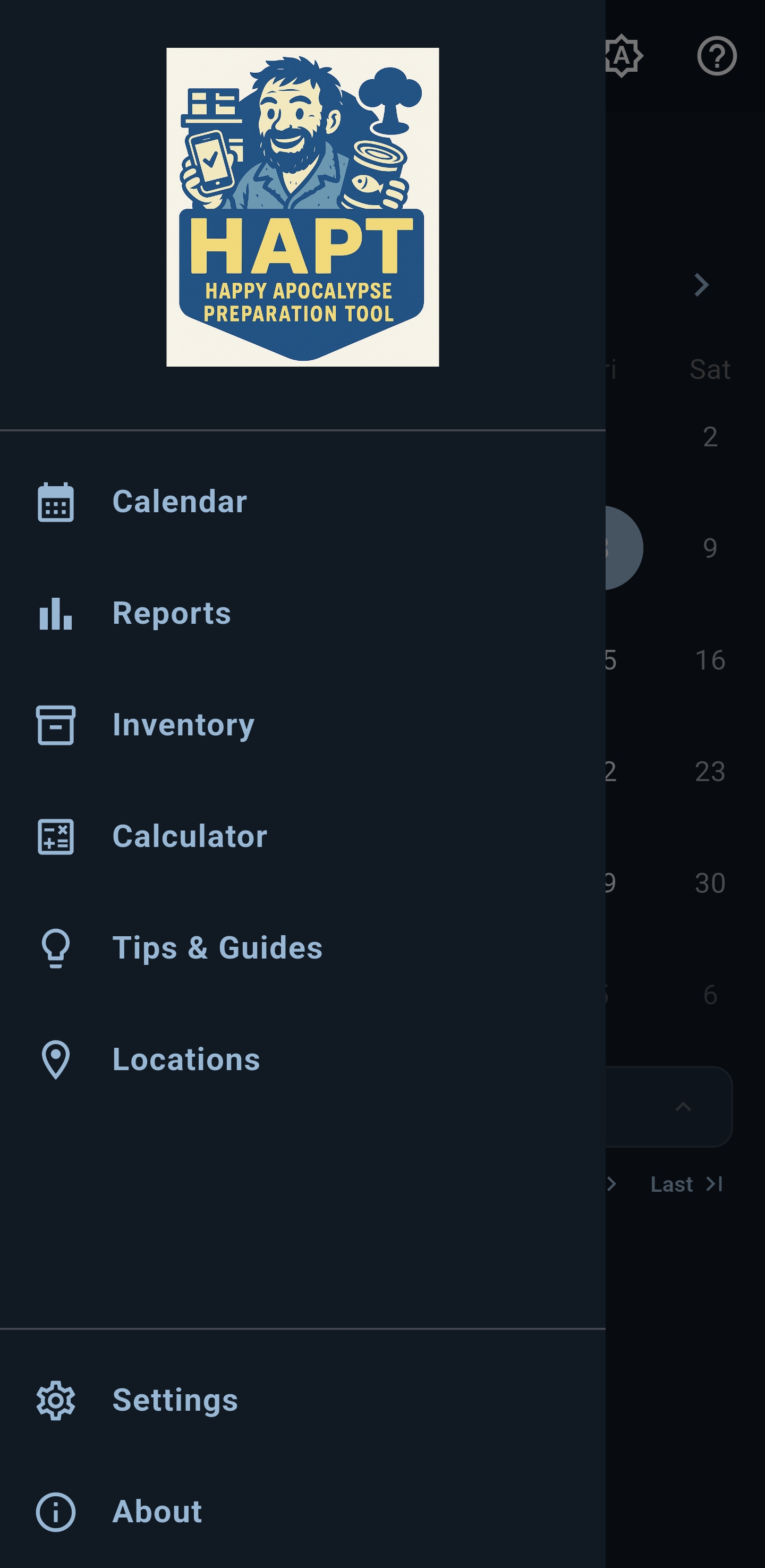 Navigation drawer